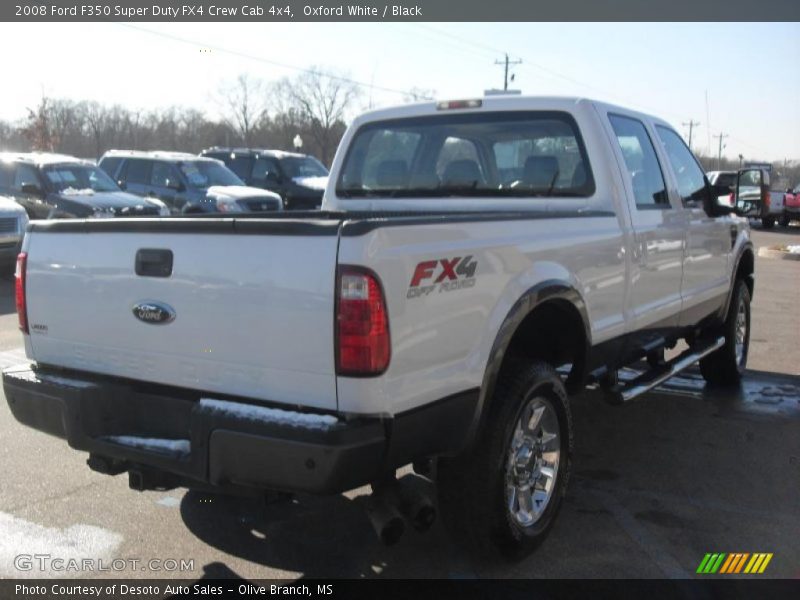 Oxford White / Black 2008 Ford F350 Super Duty FX4 Crew Cab 4x4