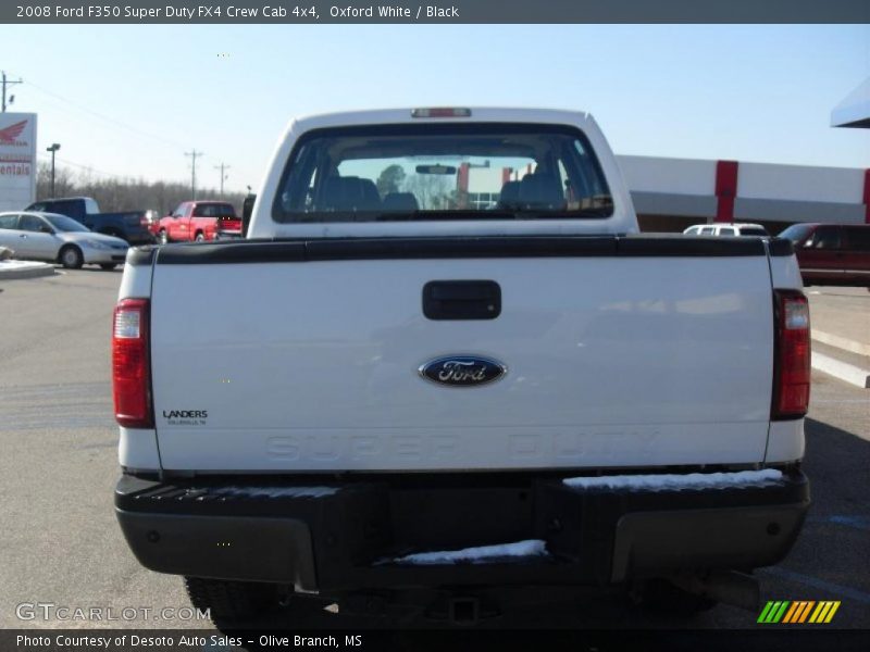 Oxford White / Black 2008 Ford F350 Super Duty FX4 Crew Cab 4x4
