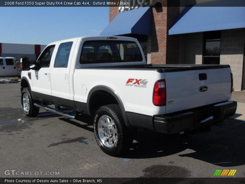 Oxford White / Black 2008 Ford F350 Super Duty FX4 Crew Cab 4x4