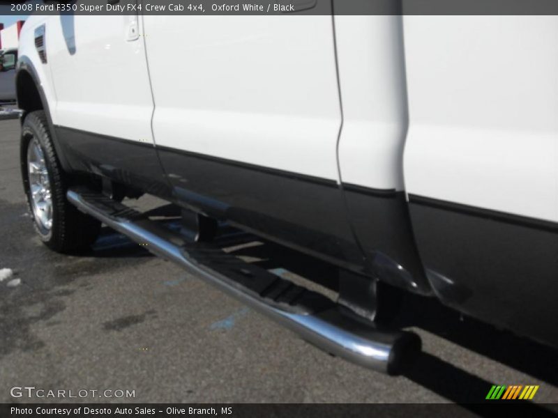 Oxford White / Black 2008 Ford F350 Super Duty FX4 Crew Cab 4x4
