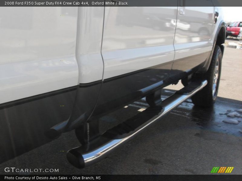 Oxford White / Black 2008 Ford F350 Super Duty FX4 Crew Cab 4x4