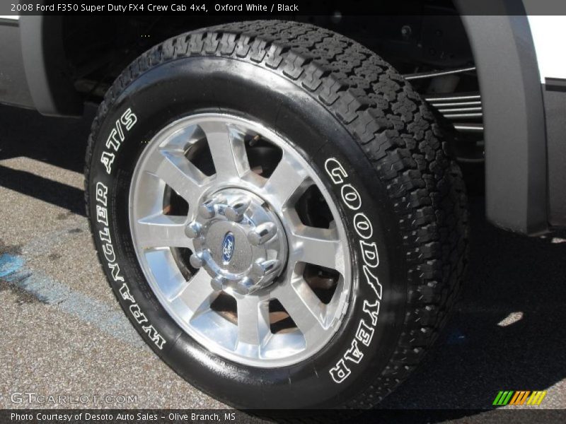 Oxford White / Black 2008 Ford F350 Super Duty FX4 Crew Cab 4x4