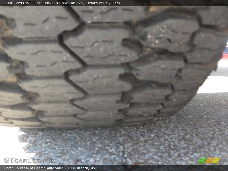Oxford White / Black 2008 Ford F350 Super Duty FX4 Crew Cab 4x4