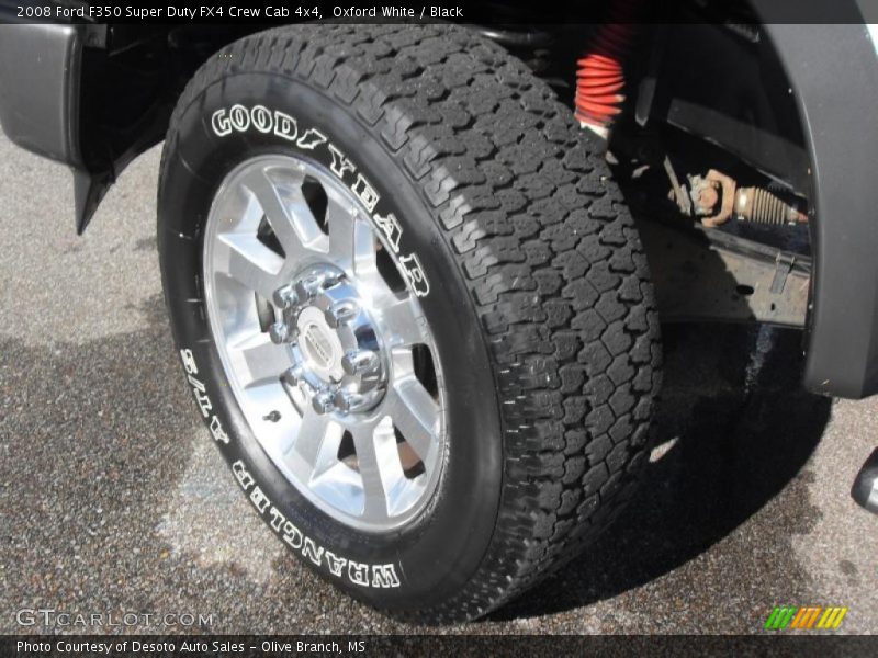 Oxford White / Black 2008 Ford F350 Super Duty FX4 Crew Cab 4x4