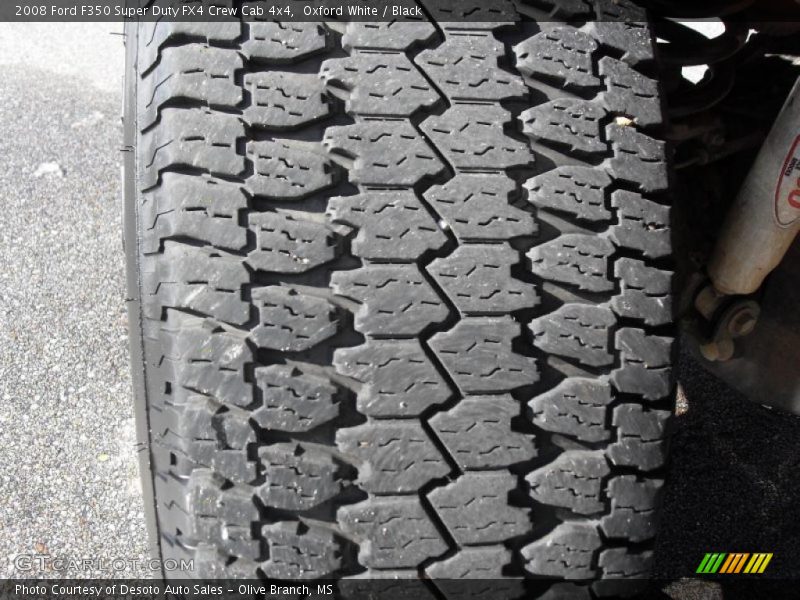 Oxford White / Black 2008 Ford F350 Super Duty FX4 Crew Cab 4x4