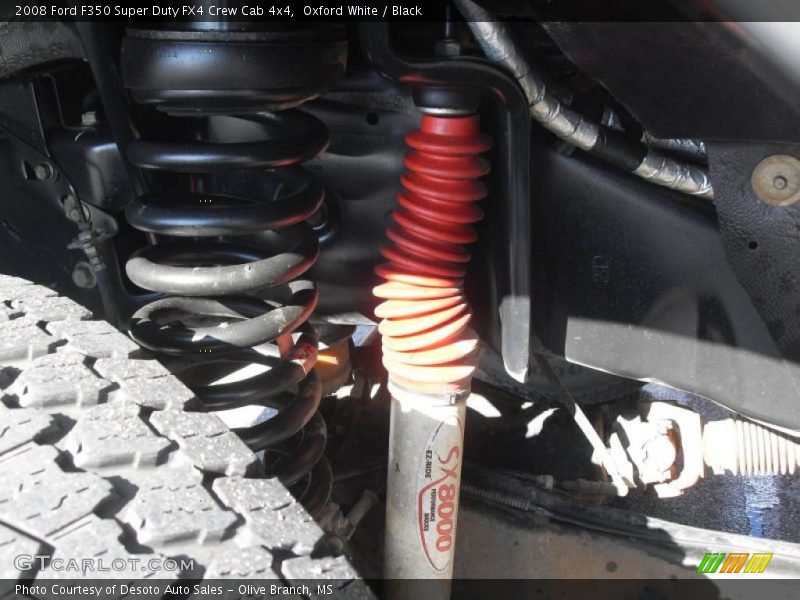 Oxford White / Black 2008 Ford F350 Super Duty FX4 Crew Cab 4x4