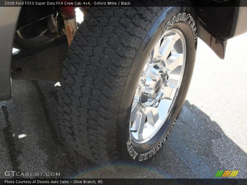 Oxford White / Black 2008 Ford F350 Super Duty FX4 Crew Cab 4x4