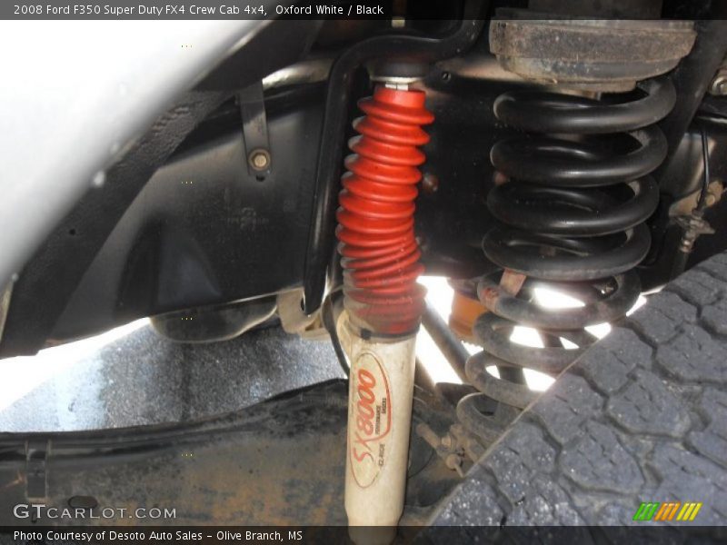 Oxford White / Black 2008 Ford F350 Super Duty FX4 Crew Cab 4x4