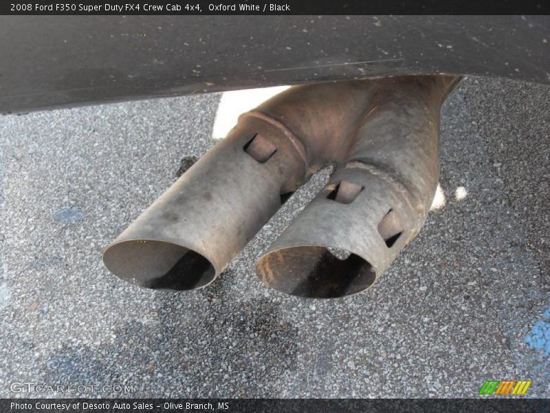 Oxford White / Black 2008 Ford F350 Super Duty FX4 Crew Cab 4x4