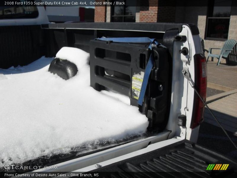 Oxford White / Black 2008 Ford F350 Super Duty FX4 Crew Cab 4x4