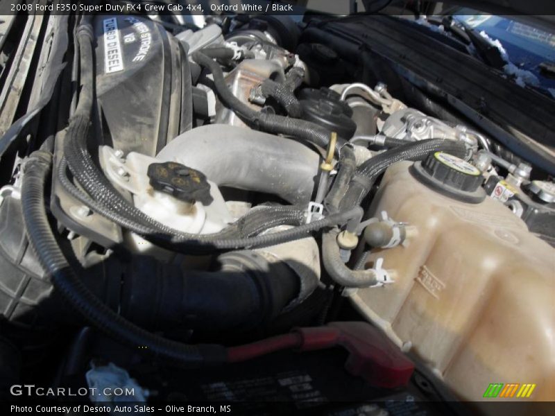 Oxford White / Black 2008 Ford F350 Super Duty FX4 Crew Cab 4x4