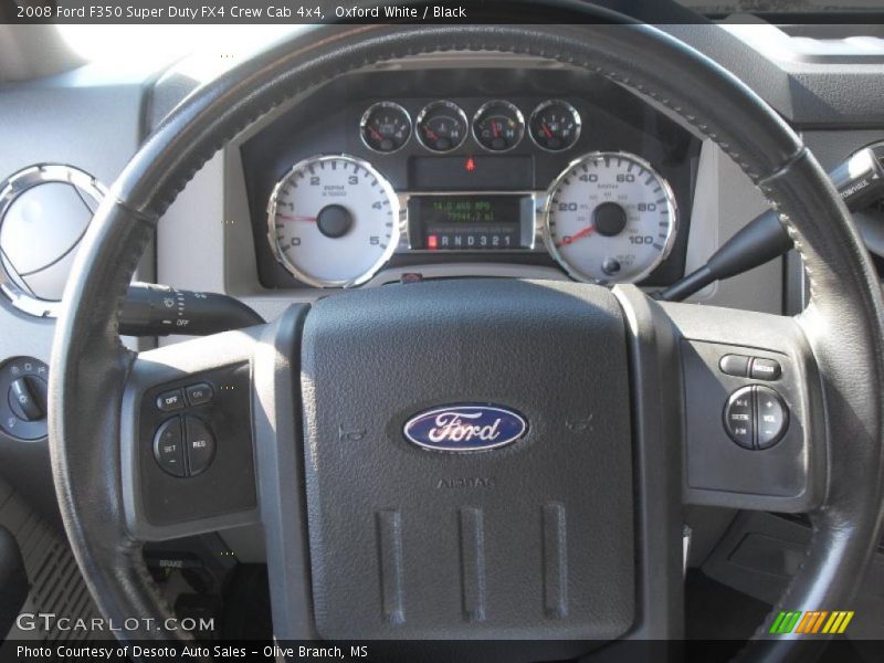 Oxford White / Black 2008 Ford F350 Super Duty FX4 Crew Cab 4x4