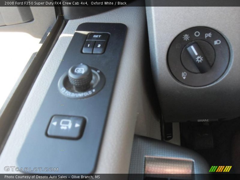 Oxford White / Black 2008 Ford F350 Super Duty FX4 Crew Cab 4x4