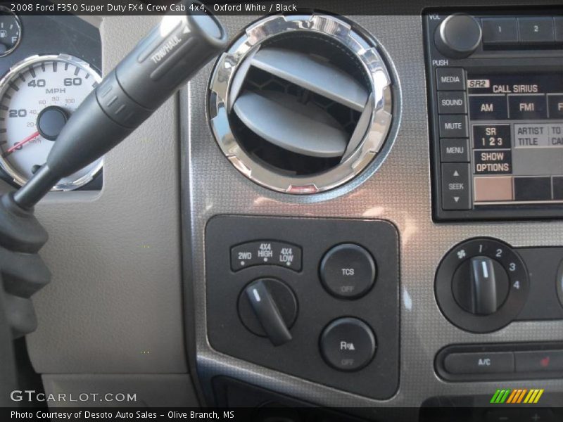 Oxford White / Black 2008 Ford F350 Super Duty FX4 Crew Cab 4x4