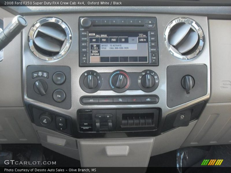 Oxford White / Black 2008 Ford F350 Super Duty FX4 Crew Cab 4x4