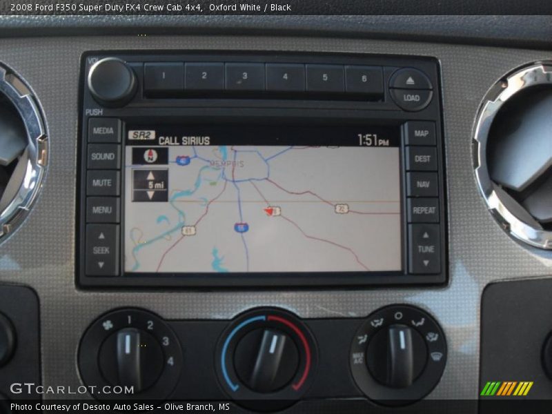 Oxford White / Black 2008 Ford F350 Super Duty FX4 Crew Cab 4x4