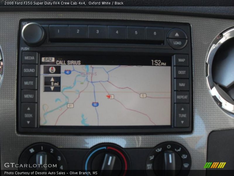 Oxford White / Black 2008 Ford F350 Super Duty FX4 Crew Cab 4x4