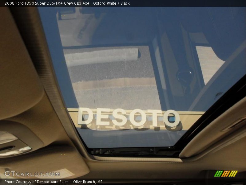 Oxford White / Black 2008 Ford F350 Super Duty FX4 Crew Cab 4x4