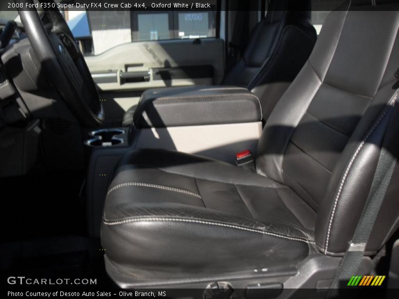 Oxford White / Black 2008 Ford F350 Super Duty FX4 Crew Cab 4x4
