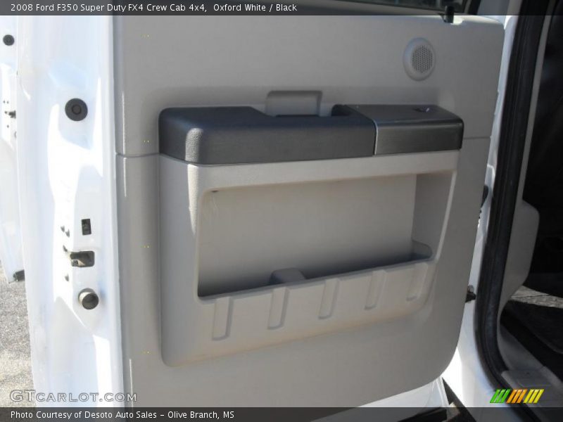 Oxford White / Black 2008 Ford F350 Super Duty FX4 Crew Cab 4x4