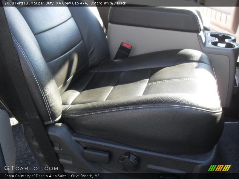 Oxford White / Black 2008 Ford F350 Super Duty FX4 Crew Cab 4x4