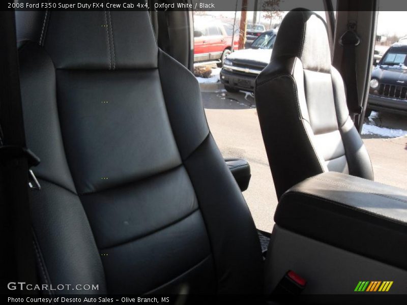 Oxford White / Black 2008 Ford F350 Super Duty FX4 Crew Cab 4x4