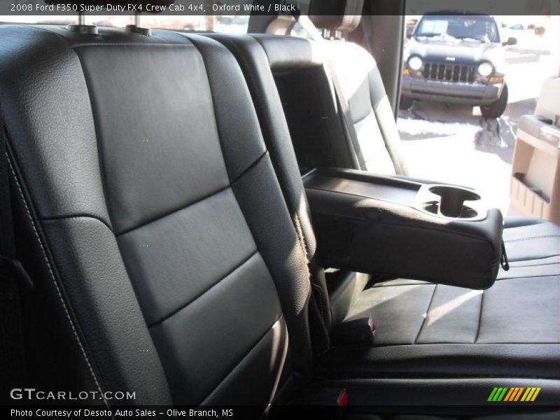 Oxford White / Black 2008 Ford F350 Super Duty FX4 Crew Cab 4x4