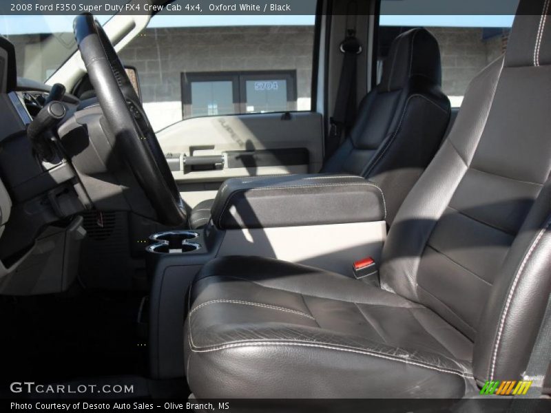 Oxford White / Black 2008 Ford F350 Super Duty FX4 Crew Cab 4x4