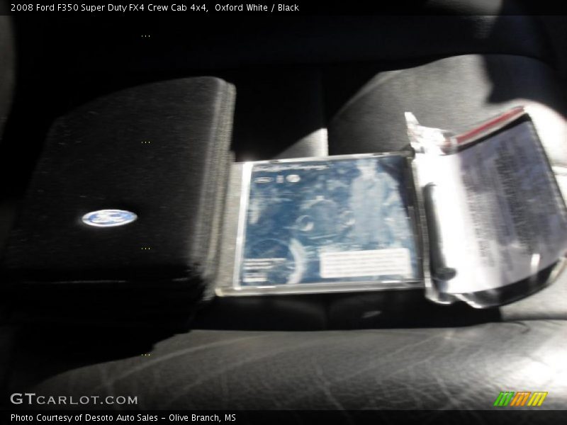 Oxford White / Black 2008 Ford F350 Super Duty FX4 Crew Cab 4x4
