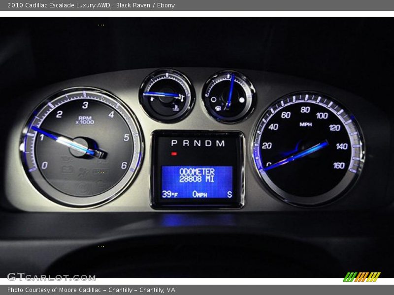 Black Raven / Ebony 2010 Cadillac Escalade Luxury AWD