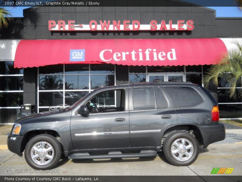 Graphite Gray Metallic / Ebony 2007 GMC Envoy SLT