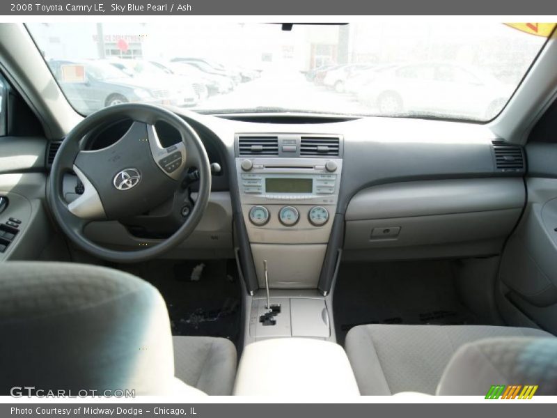 Sky Blue Pearl / Ash 2008 Toyota Camry LE