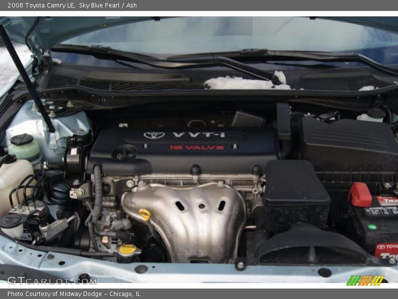 Sky Blue Pearl / Ash 2008 Toyota Camry LE