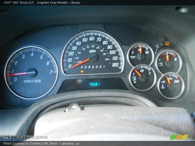 Graphite Gray Metallic / Ebony 2007 GMC Envoy SLT