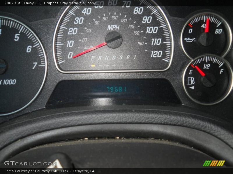 Graphite Gray Metallic / Ebony 2007 GMC Envoy SLT