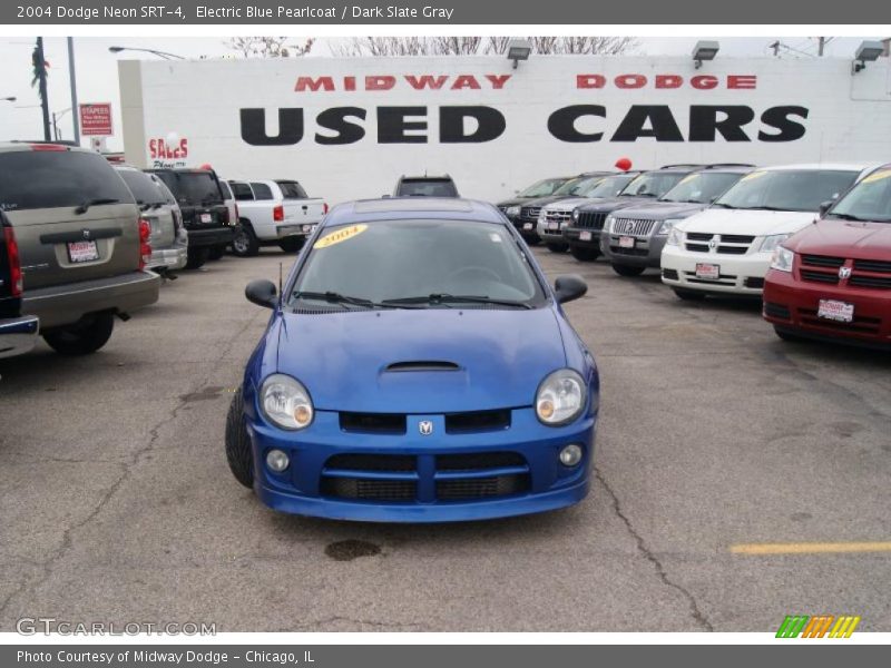 Electric Blue Pearlcoat / Dark Slate Gray 2004 Dodge Neon SRT-4