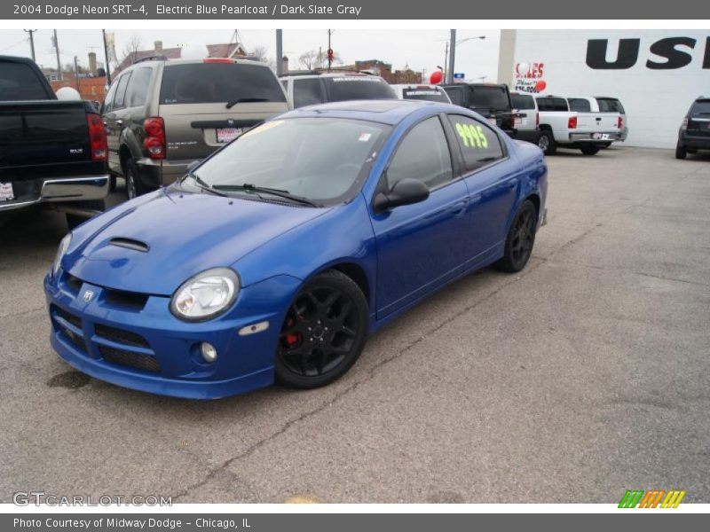 Electric Blue Pearlcoat / Dark Slate Gray 2004 Dodge Neon SRT-4