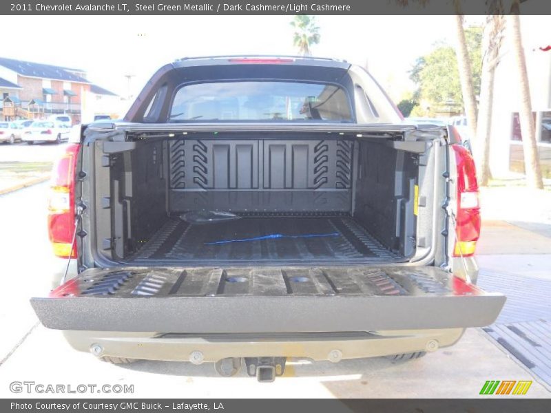 Steel Green Metallic / Dark Cashmere/Light Cashmere 2011 Chevrolet Avalanche LT