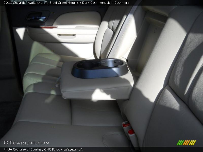 Steel Green Metallic / Dark Cashmere/Light Cashmere 2011 Chevrolet Avalanche LT