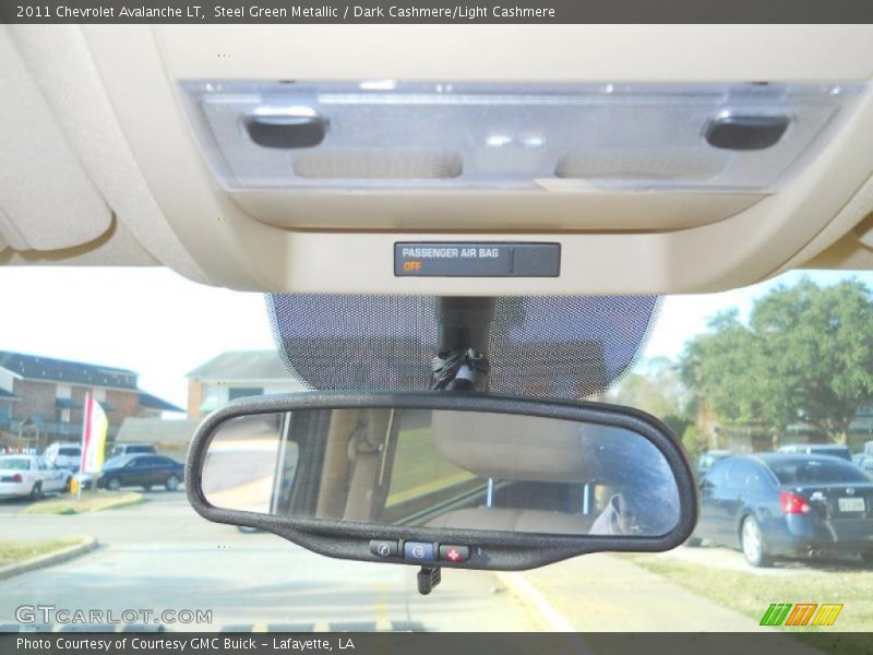 Steel Green Metallic / Dark Cashmere/Light Cashmere 2011 Chevrolet Avalanche LT