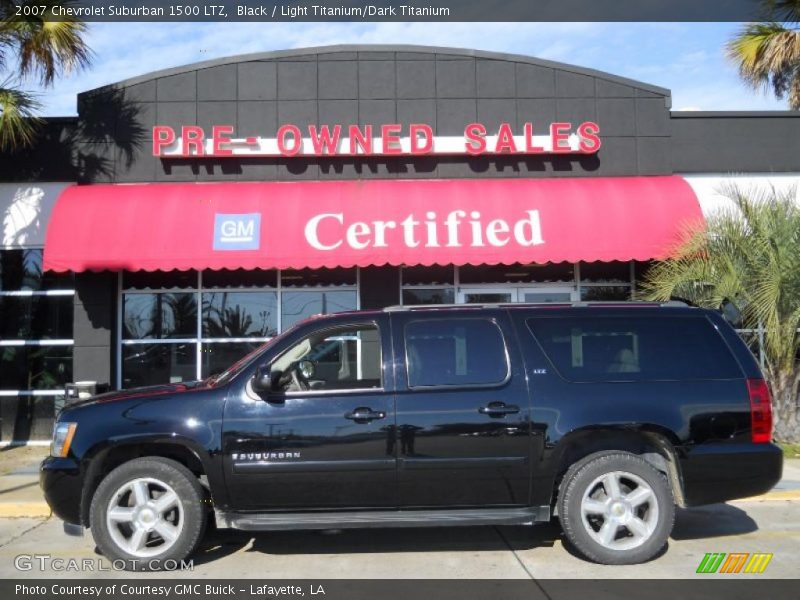 Black / Light Titanium/Dark Titanium 2007 Chevrolet Suburban 1500 LTZ