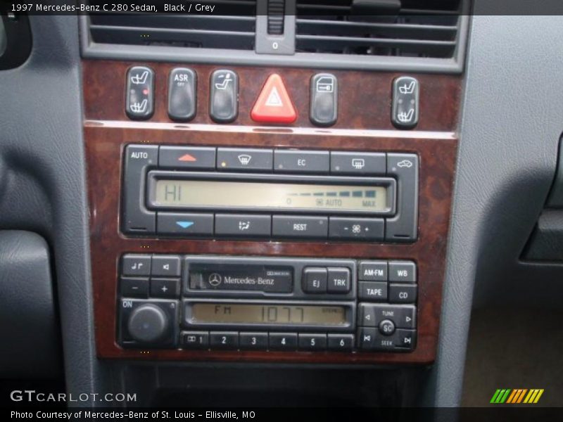 Black / Grey 1997 Mercedes-Benz C 280 Sedan