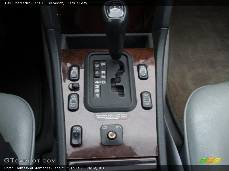 Black / Grey 1997 Mercedes-Benz C 280 Sedan