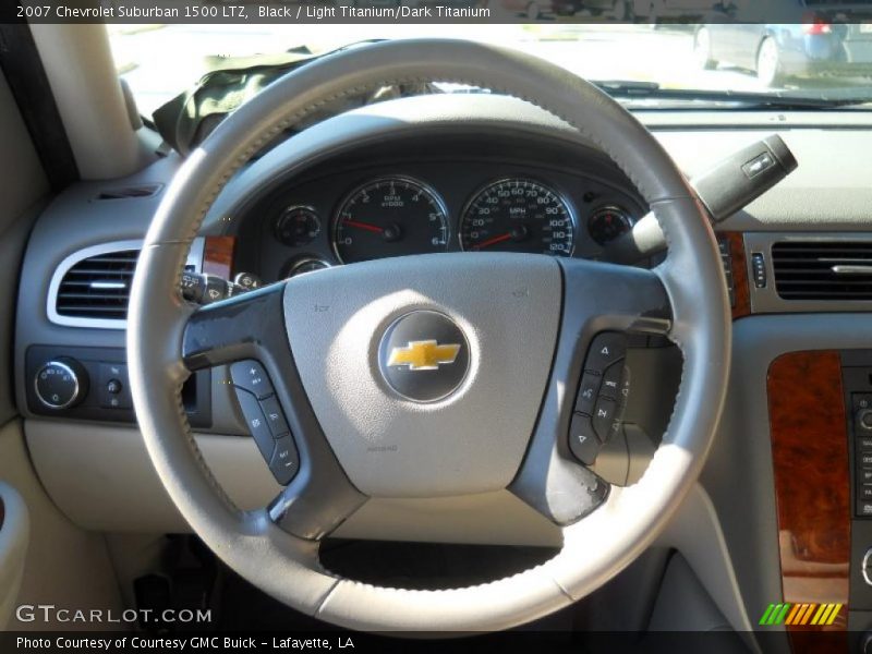 Black / Light Titanium/Dark Titanium 2007 Chevrolet Suburban 1500 LTZ