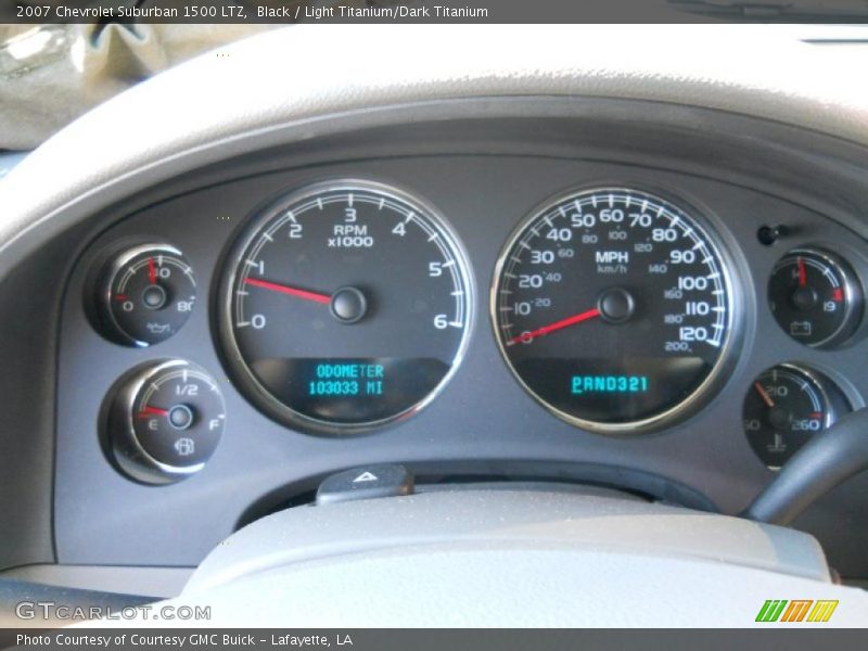 Black / Light Titanium/Dark Titanium 2007 Chevrolet Suburban 1500 LTZ