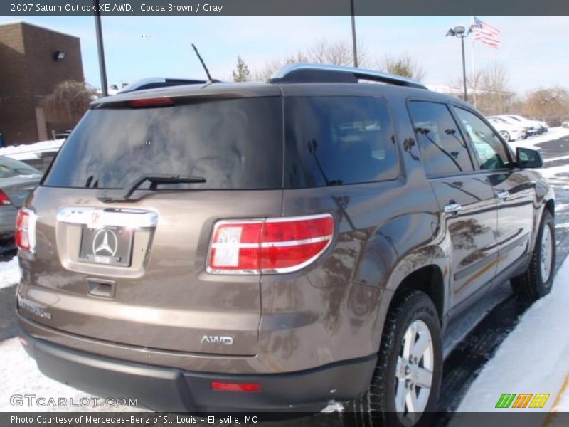 Cocoa Brown / Gray 2007 Saturn Outlook XE AWD