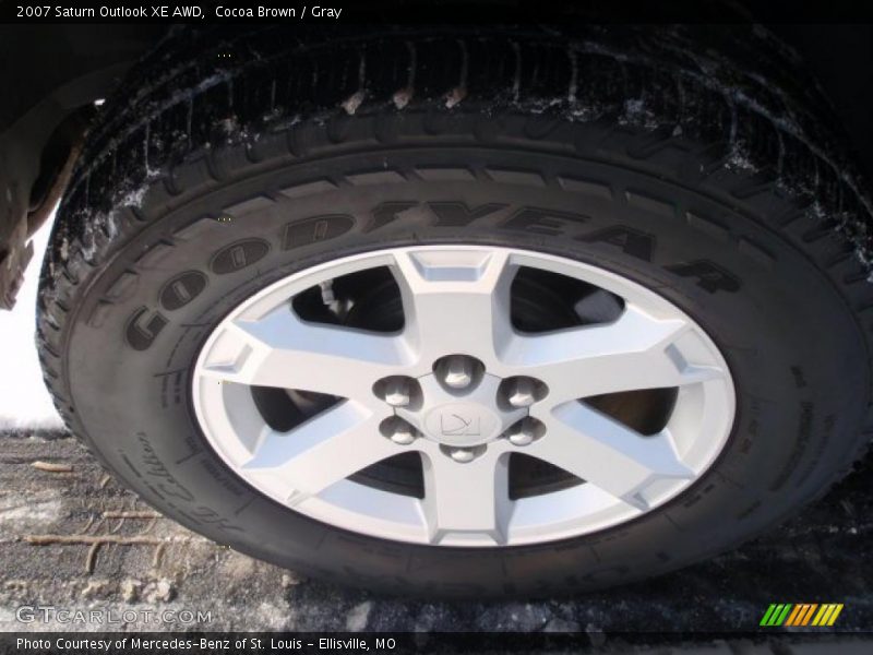 Cocoa Brown / Gray 2007 Saturn Outlook XE AWD