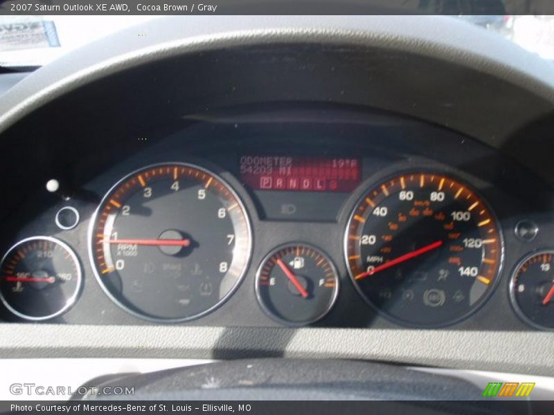Cocoa Brown / Gray 2007 Saturn Outlook XE AWD