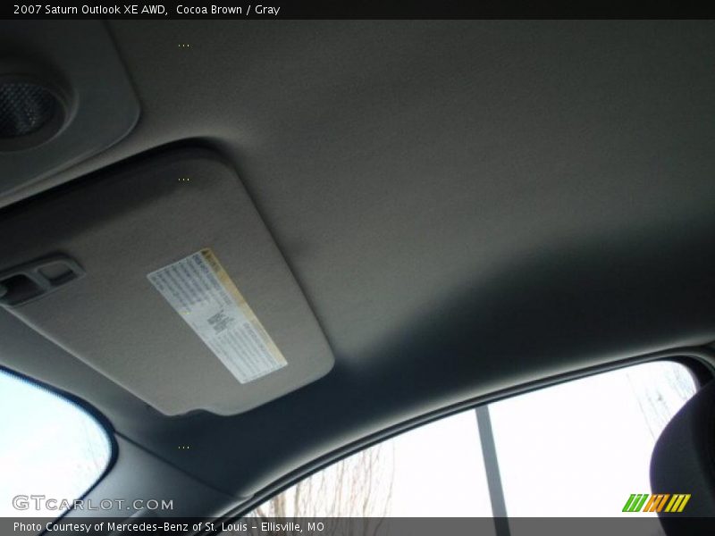 Cocoa Brown / Gray 2007 Saturn Outlook XE AWD