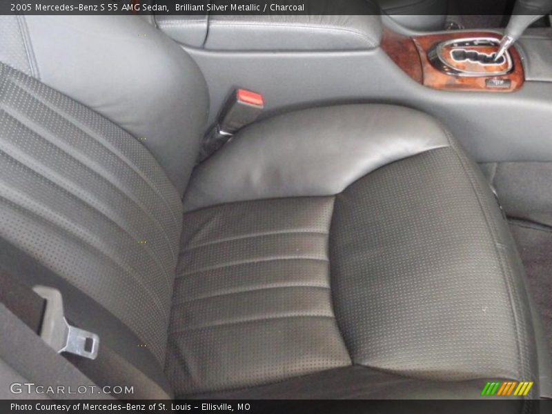 Brilliant Silver Metallic / Charcoal 2005 Mercedes-Benz S 55 AMG Sedan